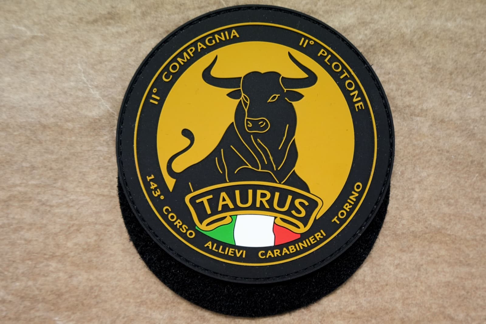3D PVC tactical morale patch with velcro backing